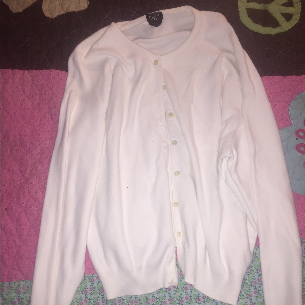 white jacque and koko sweater